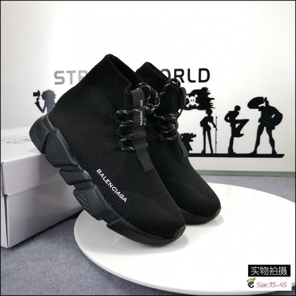 newBaleshijia elastic knitted socks shoes